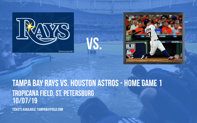 ALDS: Tampa Bay Rays vs. Houston Astros - Home Game 1 (If Necessary) at Tropicana Field tickets ALDS: Tampa Bay Rays vs. Houston Astros - Home Game 1 (If Necessary) at Tropicana Field